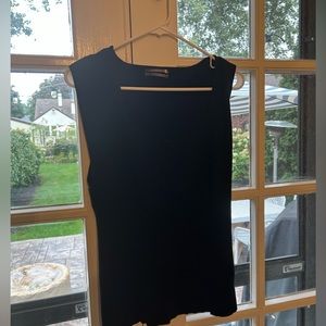 Anthropologie black sleeveless sweater